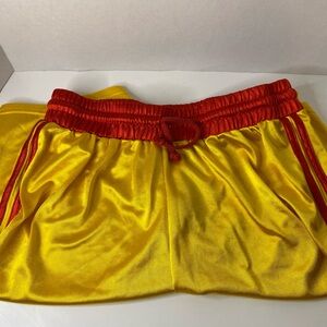 Men's Athletic Shorts in Yellow and Red